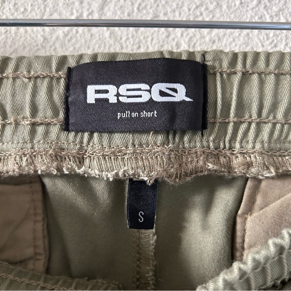 RSQ Men’s Pull On Shorts Olive Green Small casual Summer Vacation Beach Summer - Picture 4 of 8